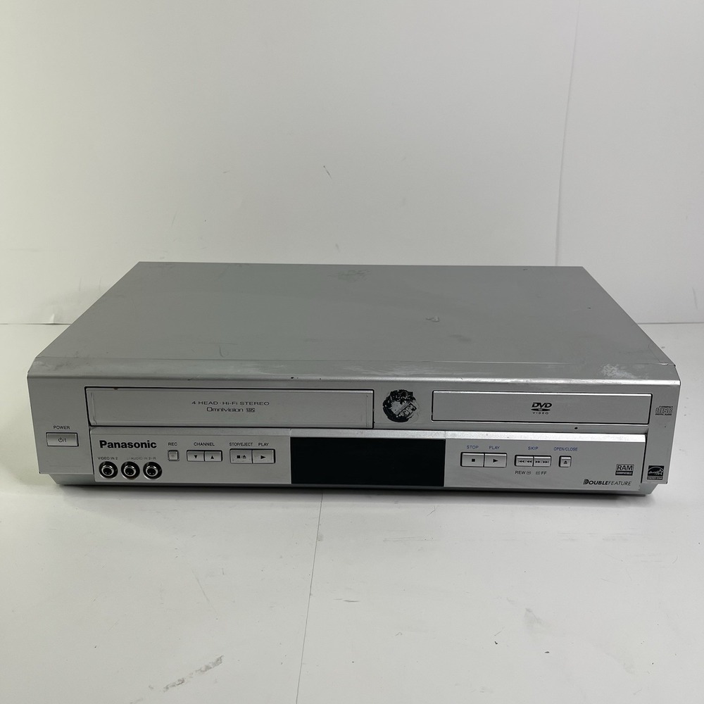 WORKS Panasonic PV-D4734S DVD VCR Combo Player VHS Video Recorder No Remote